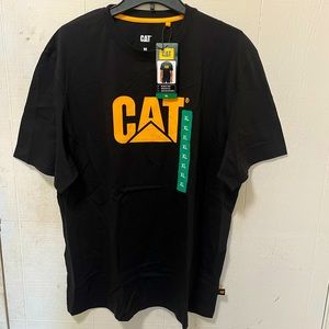 CAT Men’s Trademark Logo T-shirt, Black (XL)